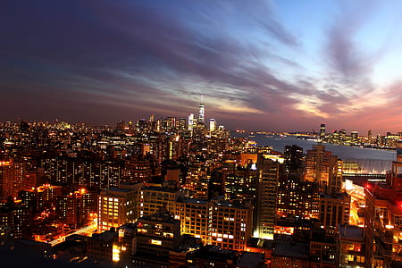 Cityscape Near Body of Water thumbnail