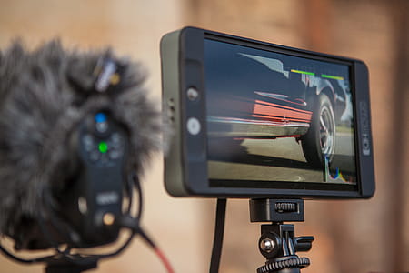 Black Android Smartphone On Selfie Stick thumbnail