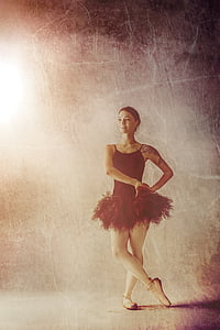 female ballet dancer illustration thumbnail