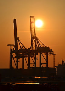 photo of factory during sunset thumbnail