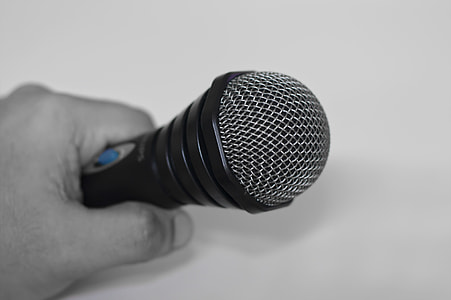 Microphone, Hand Holding Microphone thumbnail