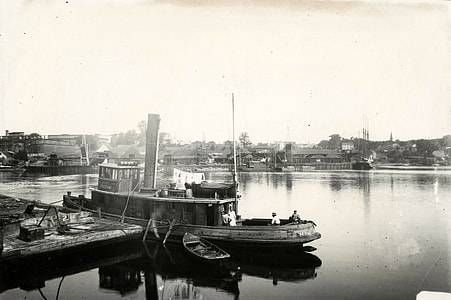 Tugboat Hersey at the Wharf in Biddeford, Maine thumbnail