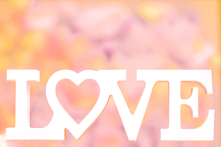 Love print frame