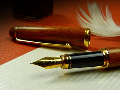 desk, office, pen, writing thumbnail