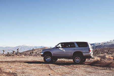 silver Toyota 4runner on dessert thumbnail