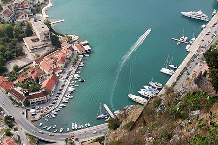 white boats and ships on dock at daytime thumbnail