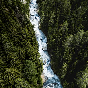 aerial photo of body of water thumbnail