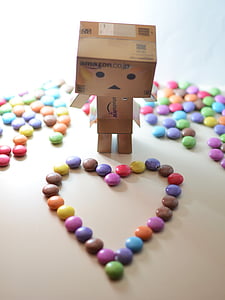 assorted colored candy coated chocolated thumbnail