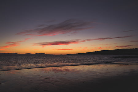 photograph of beach during golden hour thumbnail