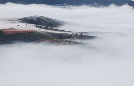 aerial photography of mountain thumbnail