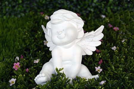 white cherub figurine thumbnail