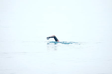 person swimming in body of water thumbnail