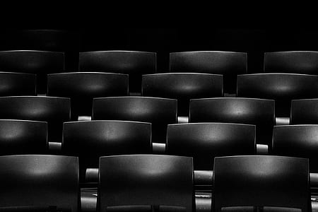 black seat theater chairs thumbnail