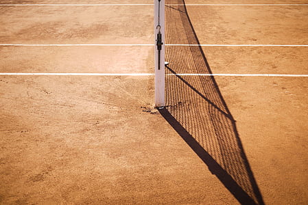 white volleyball net on ground thumbnail
