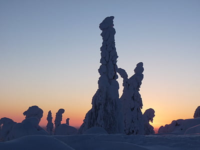 human statue during golden hour thumbnail