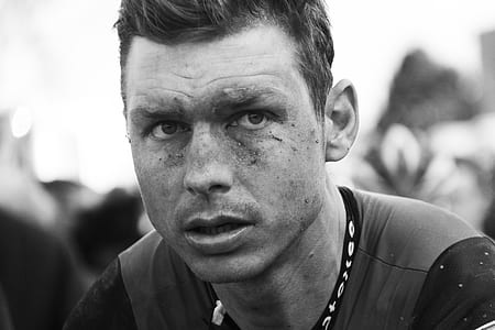 grayscale selective focus photography of man thumbnail