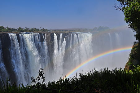 rainbow on waterfall thumbnail