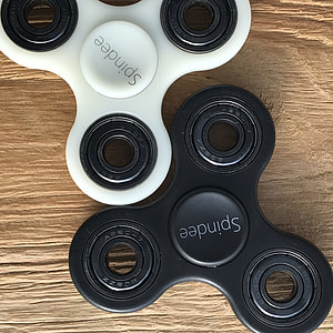 Fidget Spinner, Black And White thumbnail