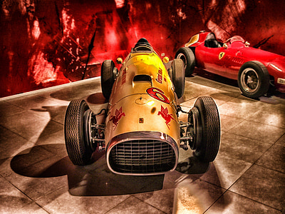 yellow and red sports cars thumbnail
