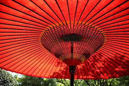 red patio umbrella thumbnail