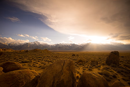 dessert in sun set photo thumbnail