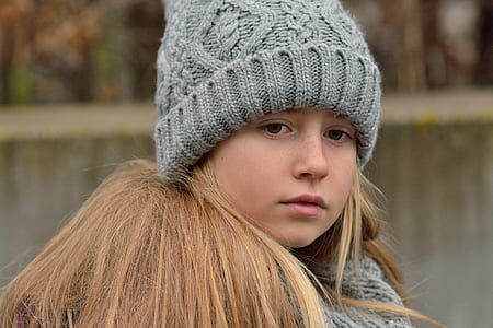 gray knitted beanie thumbnail