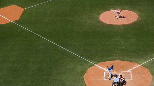 baseball game on birds eye view thumbnail