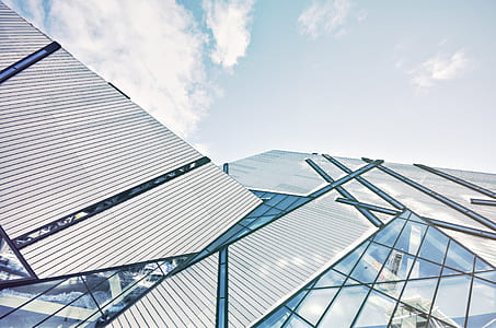 white and blue building at daytime thumbnail