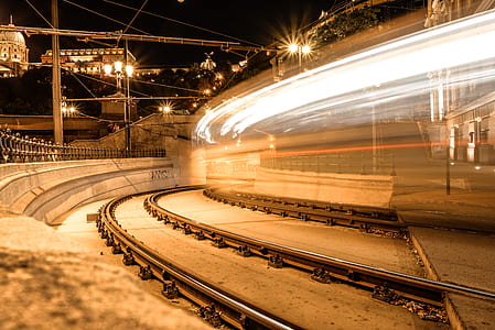 Time Lapse Photography of Train thumbnail