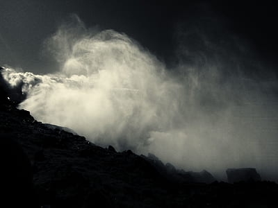 grayscale photo of fog thumbnail