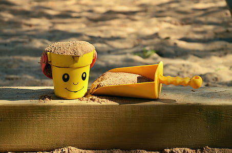 yellow bucket and trowel toys thumbnail