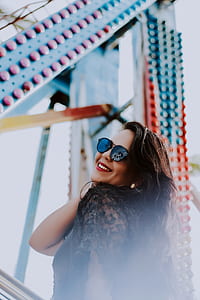 woman in black shirt thumbnail