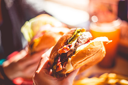 Enjoying a Tasty Burger thumbnail