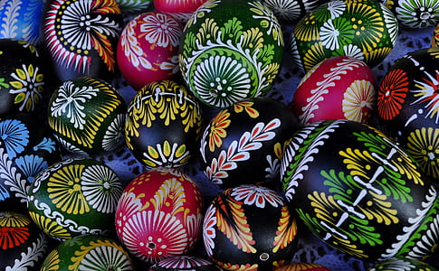 assorted-colored egg lot thumbnail