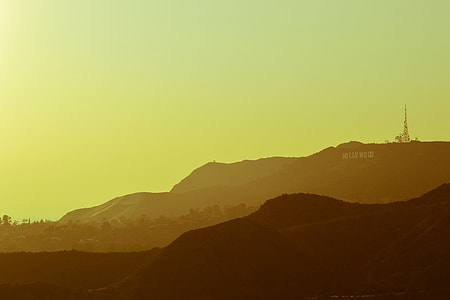 Landscape shot of the famous Hollywood Hills in Los Angeles thumbnail