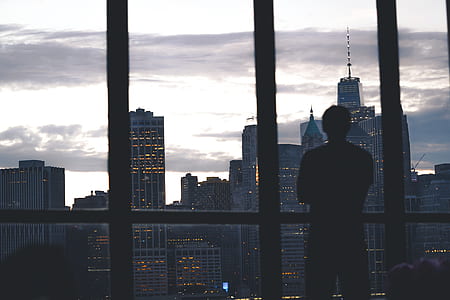 silhouette photograph of man thumbnail