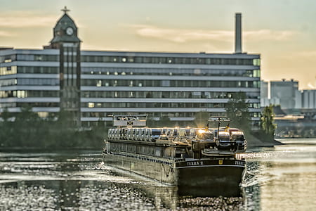 vehicles, sky, water, buildings thumbnail