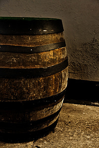 brown and black wooden barrel on gray concrete surface thumbnail