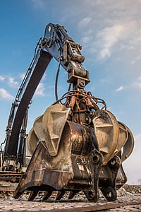 close-up photography of brown metal payloader bucket thumbnail