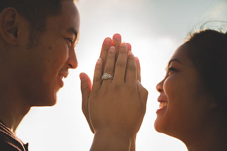 man smiling at woman thumbnail