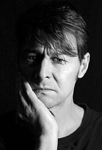 grayscale photo of man thumbnail