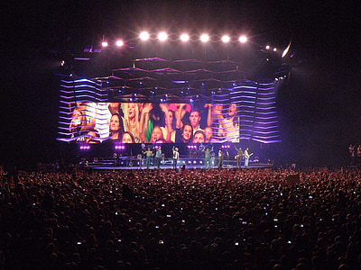 band on concert stage thumbnail