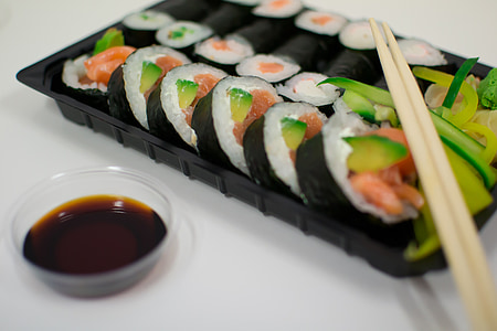 sushi on plate thumbnail