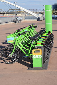 green bicycle lot thumbnail