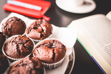Sweet Muffins with A Book thumbnail