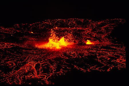 photo of lava on volcanic crate thumbnail