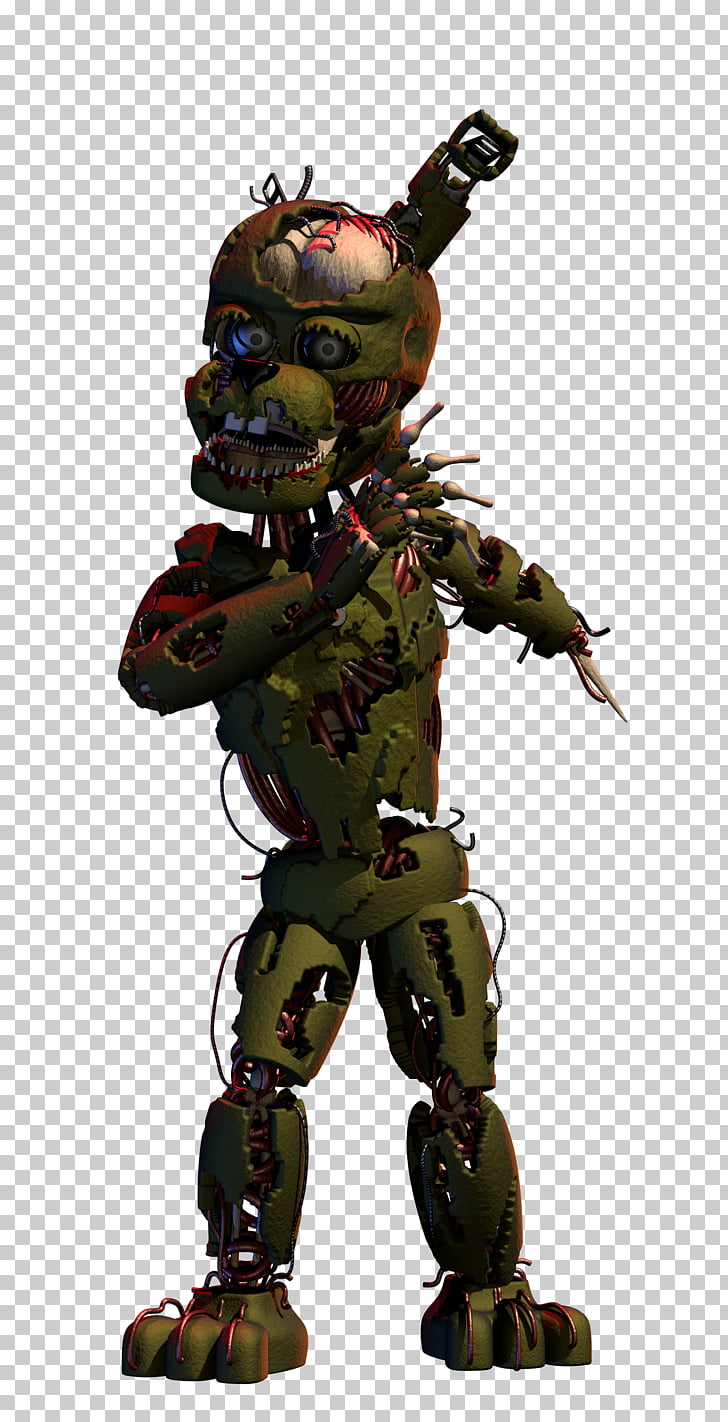Five Nights At Freddy S Video Jump Scare Art Withered Leaf Png