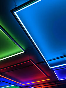 multicolored ceiling light digital wallpaper thumbnail