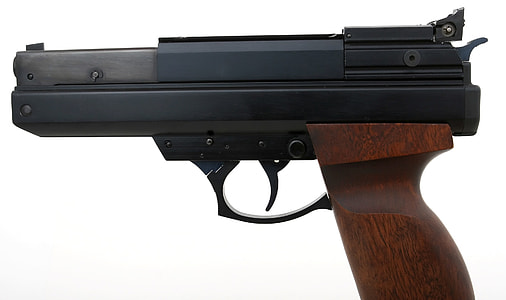 black and brown semi-automatic pistol thumbnail