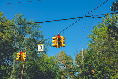 traffic light displaying red color thumbnail